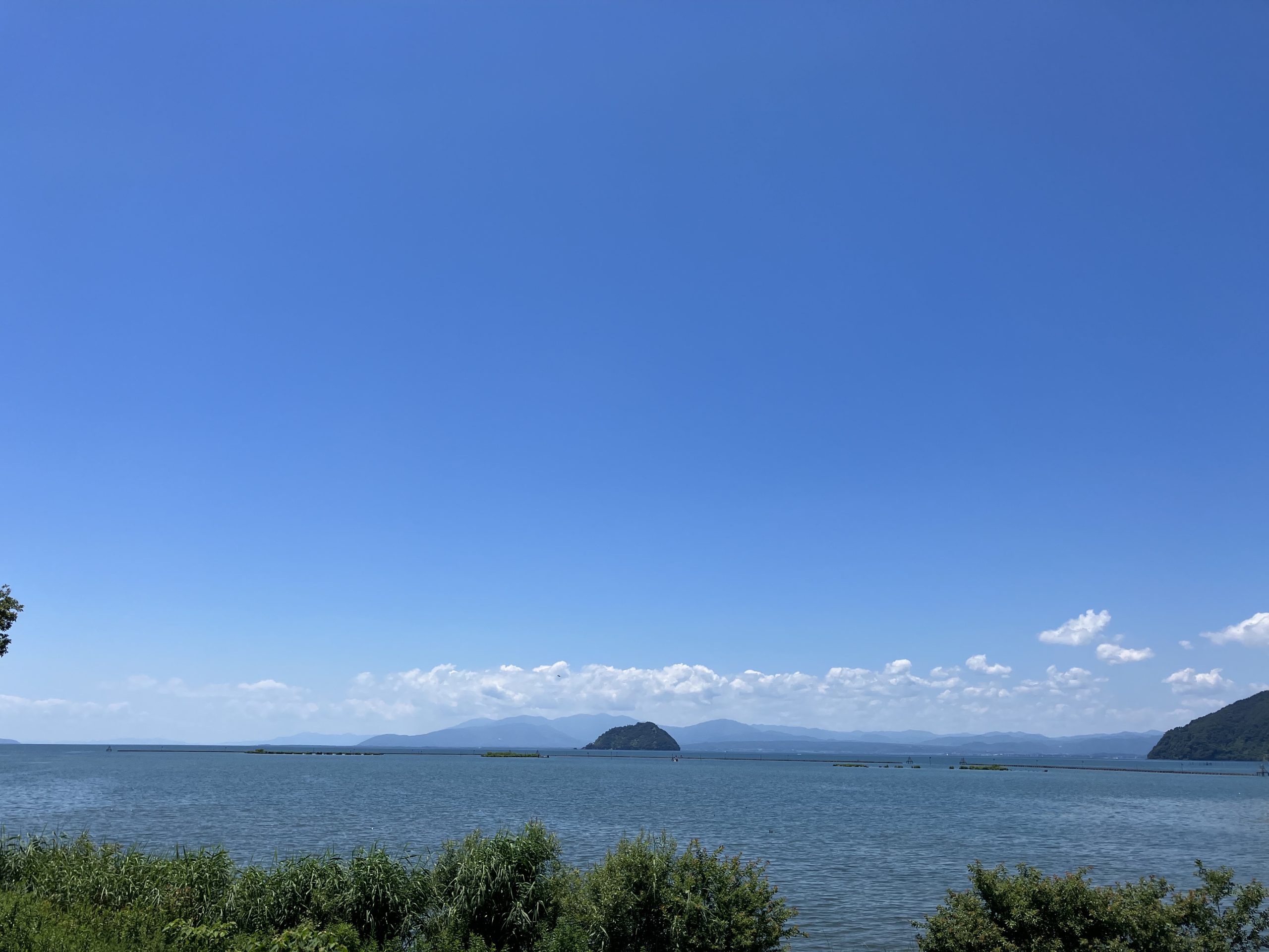 初夏の奥琵琶湖